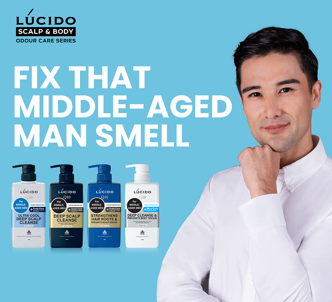 LUCIDO SCALP & BODY ODOUR CARE SERIES | FIX THAT MIDDLE-AGED MAN SMELL